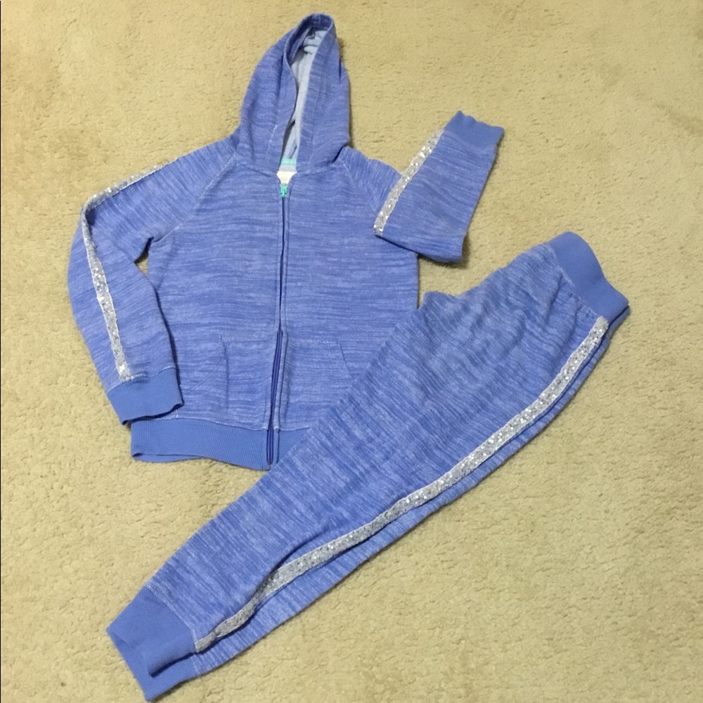 Blue Jogger Suit